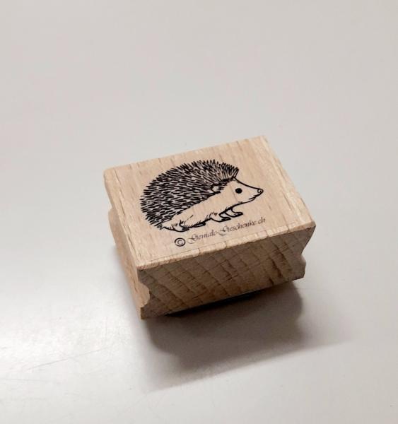 Holzstempel Igel