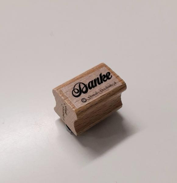Holzstempel Danke