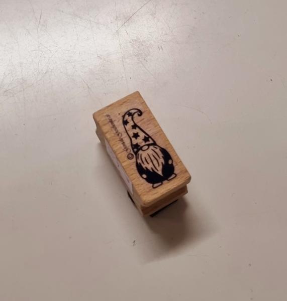 Holzstempel Wichtel / Zwerg Ruedi