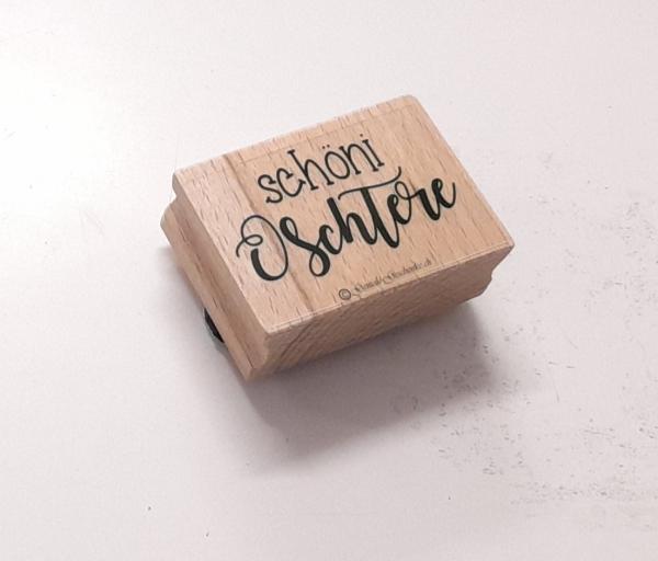 Holzstempel schöni Oschtere