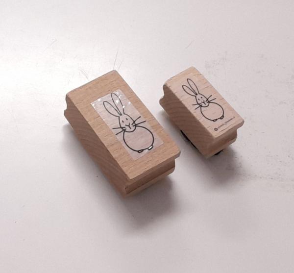 Holzstempel Ostern - Osterhase (klein)