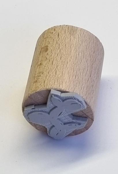 Holzstempel Ballon Hund / Hundeballon