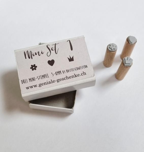 Holzstempel Mini-Set Nr. 1
