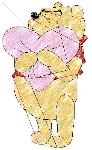 Nuschi bestickt mit Winnie Pooh 1