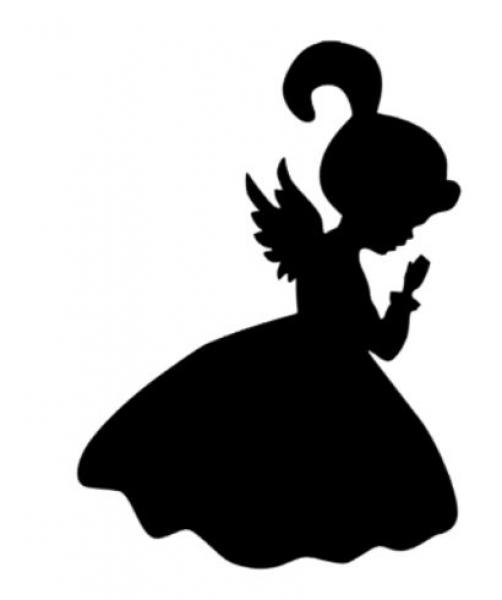 Stern Nachtlicht mit Engel