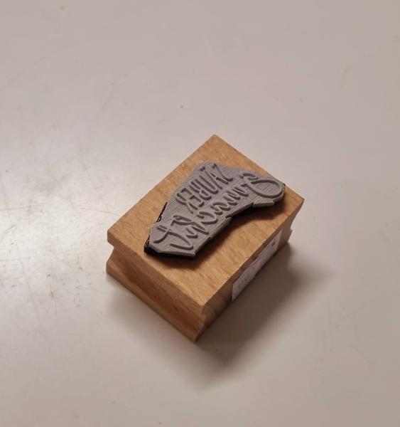 Holzstempel säuber gmacht 1