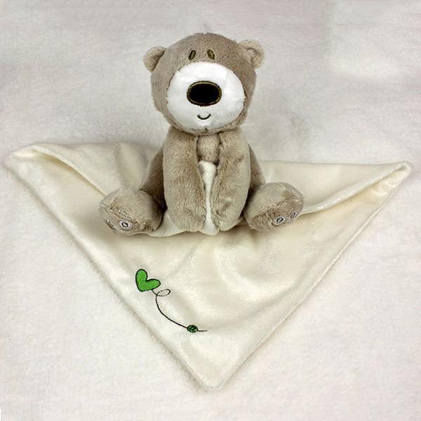 Schmusetuch / Kuscheltuch mit süssem Bär