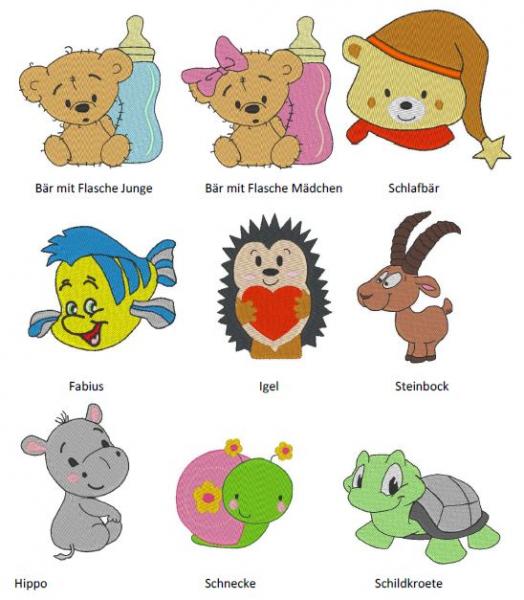 Nuschi bestickt eigene Entwürfe nach Wahl