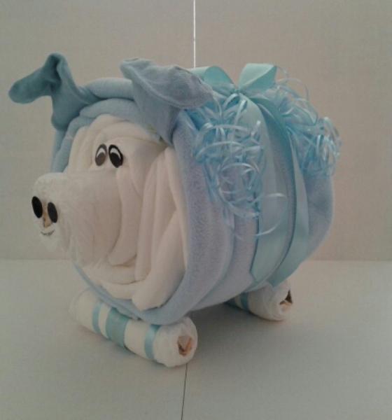 Windelgeschenk Glücksschwein