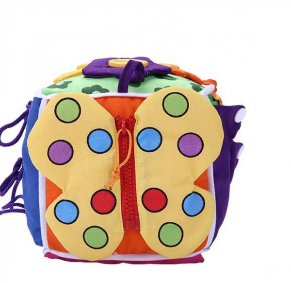 Lernwürfel aus Stoff