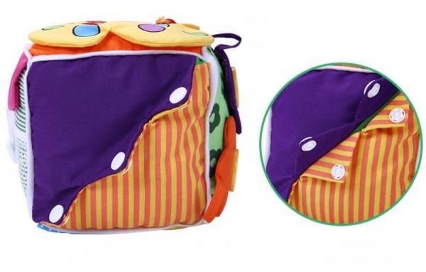 Lernwürfel aus Stoff