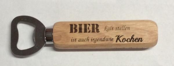 cooler Flaschenöffner - Bier kalt stellen ist auch irgendwie Kochen