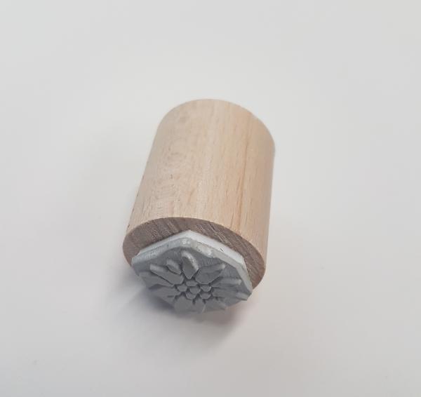 Holzstempel Edelweiss