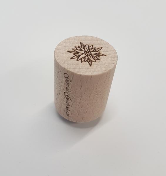 Holzstempel Edelweiss filigran