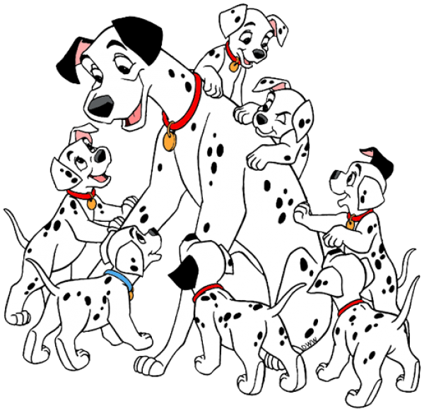 Nuschi bestickt mit 101 Dalmatiner nach Wahl