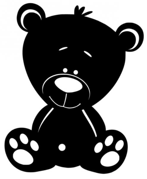 Stern Nachtlicht mit Teddybär