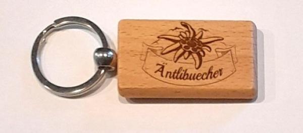 Schlüsselanhänger Holz - Äntlibuecher