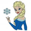 Nuschi bestickt mit Eiskönigin / Elsa